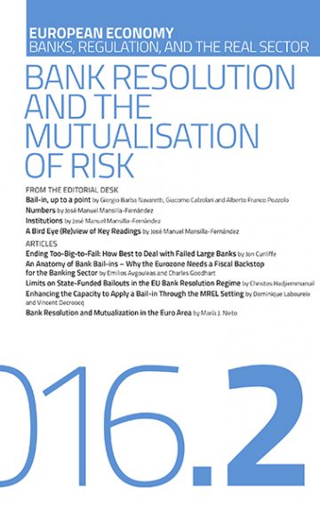 Bank Resolution  and the Mutualisation of Risk